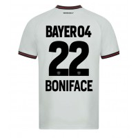 Pánský Fotbalový dres Bayer Leverkusen Victor Boniface #22 2023-24 Venkovní Krátký Rukáv